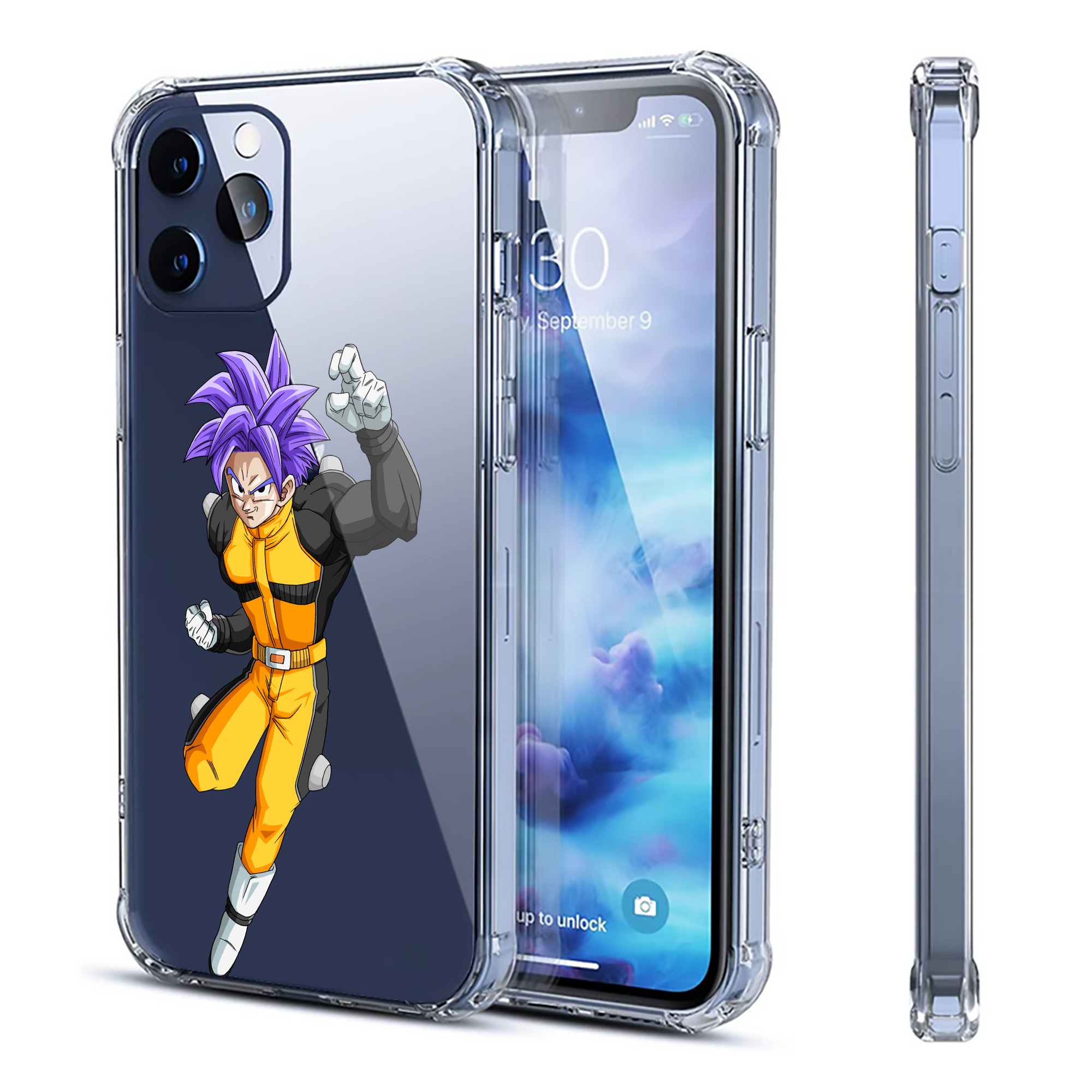 （画像用） ドラゴンボール DRAGON BALL 【iPhone 12シリーズ対応】透明スマホケース（クリアソフトケース）